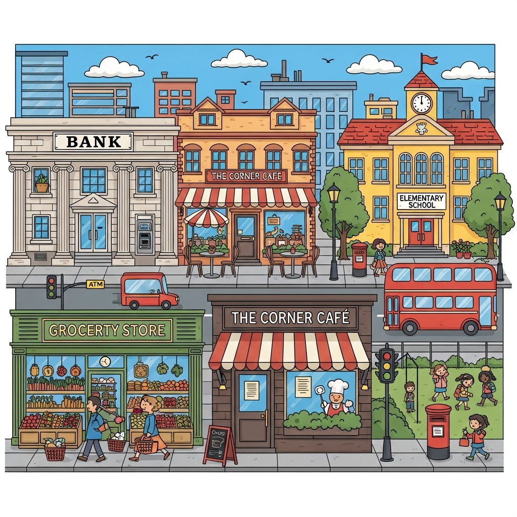 Places in the city